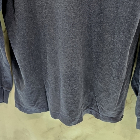 Turnball Wildlife Refuge Shirt Womens Large Blue 90s Crew Neck Long Sleeve WA - Picture 6 of 11
